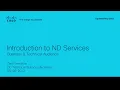 Introduction to Nexus Dashboard Services