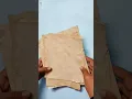 How to make vintage paper for journal at home Craft for kids