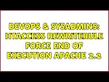 DevOps SysAdmins htaccess RewriteRule force end of execution Apache 2 2