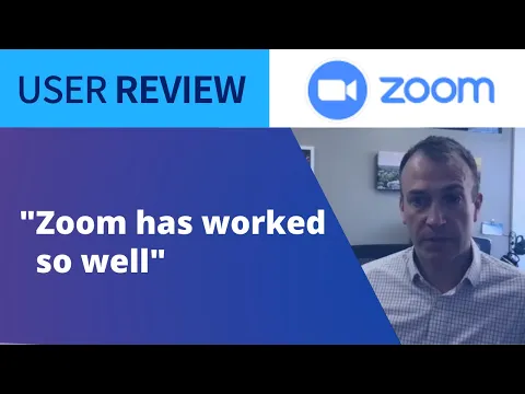 Thumbnail for User Review: Zoom Optimizes Time In Conducting & Recording Meetings For Large Business