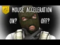 Is it better to play with Mouse Acceleration