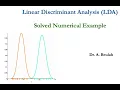 Linear Discriminant Analysis LDA I Solved Example