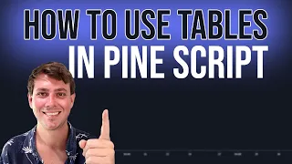 How to use TABLES in Pine Script V4 Interview