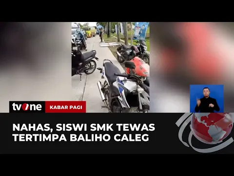 Tragis, Siswi Tewas Tertimpa Baliho Caleg