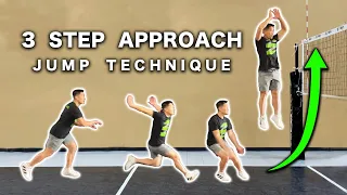 3 step approach jump technique how to jump higher