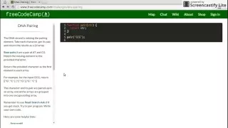 Walkthrough - DNA PAIRING FCC Intermediate Algorithms