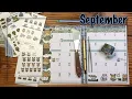 Redating an old Happy Planner for the month of September Ft Hubman and Chubgirl sticker kit