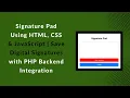 Build a Signature Pad with HTML CSS JavaScript Step-by-Step Guide