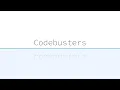 TRIAL Codebusters 1 2023-2024 MD Division A Science Olympiad