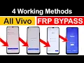 4 Methods for All Vivo Devices FRP BYPASS (without pc) 💥 Android 10/11/12/13 -100% Working💥💥💥