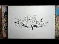 Tutorial - Creating a simple urban themed background on graffiti pieces for beginners