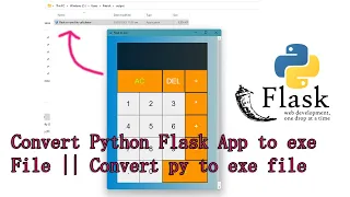 Convert Python Flask App to exe File Convert py to exe file