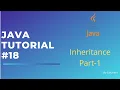 Inheritance part-1 Java Programming Series Tutorial
