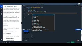 Code Signal - Alternating Sums