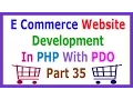 E Commerce Website Development In PHP With PDO Part 35 Creating Cart Table And Add Product In Cart