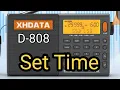 X ATA D-808 Set Time