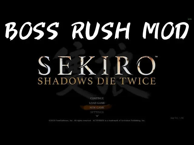 Sekiro - Boss Rush Mod No Damage Run