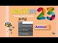 Auto CAD 2019 Tamil Tutorial 23 Array Command