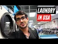 My First Time Doing Laundry at Laundromat in USA New York US