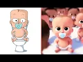 Download Lagu Baby Boss Dance Monkey Cute Funny Baby Funny Drawing Meme | Part 2