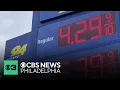 How are people in the Delaware Valley dealing with rising gas prices