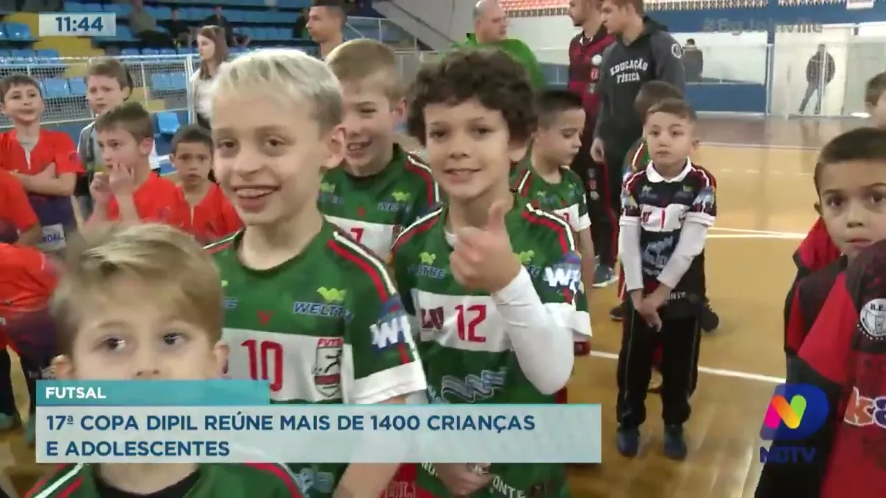 Futsal 17ª Copa Dipil reúne mais de 1400 crianças e adolescentes