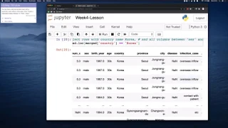 Python Bootcamp Data Analysis for Beginners - Lesson4