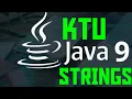 KTU OODP Java Strings Basics