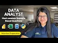 Most Asked Scenario-Based Questions in Data Analyst Interviews With Answers and Explanations