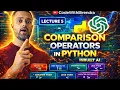Comparison Operators Lecture 5 Equal vs Not Equal Explained Inbuilt AI