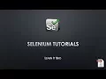 Selenium - Tutorial 20