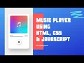 Music Player Using HTML CSS JavaScript Web Design Play
