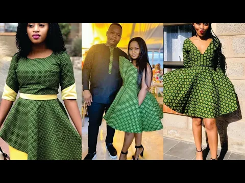 Download MP3 Green Shweshwe Traditional Dresses: Latest 2022 Fascinating & Elegant  Shweshwe Dresses Looking cute
