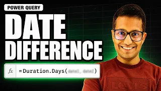 Calculate Date Difference in Power Query (Days, Months, Years, Working Days)