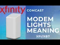 Xfinity modem lights meaning xFi advanced gateway XB7 Wifi lights