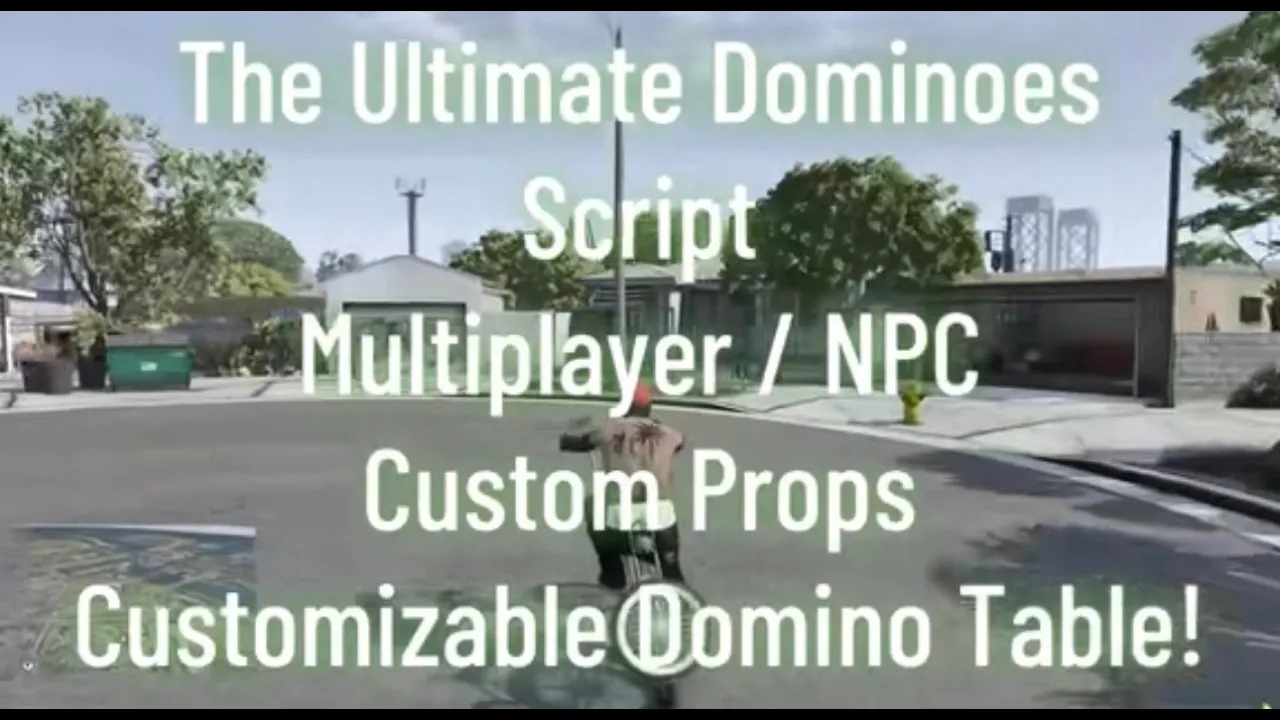 Ultimate Dominoes Game Multiplayer / Npc Fivem  (ESX / QBCore / QBox + multi-inventory)