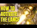 how to activate the solar lance destroy the githyanki creche