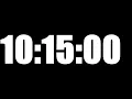10 HOUR 15 MINUTE TIMER 615 MINUTE COUNTDOWN TIMER LOUD ALARM