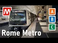 Lagu [4K] 🇮🇹 Rome Metro | All the Lines