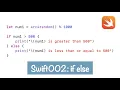 Swift002 if else and random numbers