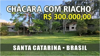 CHÁCARA À VENDA 8.000,00 M² • RIACHO, LAGOA, CHOUPANA EM AGROLÂNDIA SANTA CATARINA POR R$ 300.000,00