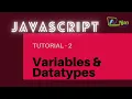 Javascript Datatype Variables Basic to Advance NJan channel Tutorial - 2