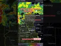 Hurricane FORCE winds entering Springfield Missouri Take cover