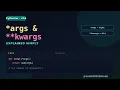 Python args kwargs Explained Simply PyMaster India