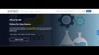 Cognitive Class - Python for Data Science Module 2
