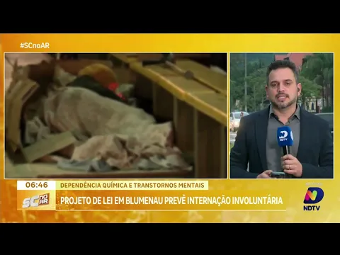 Projeto de lei Propõe internação involuntária de dependentes químicos em Blumenau
