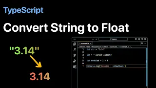 How to convert String to Float in TypeScript - Examples ProgramGuru org