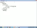 Simple HTML Program HTML Basics Tutorial Part 5