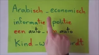 الدرس 1 الأحرف الهولندية و تركيباتها اللفظية 