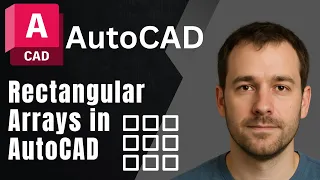 How to Use Rectangular Arrays in AutoCAD 2025 Array Command Tutorial